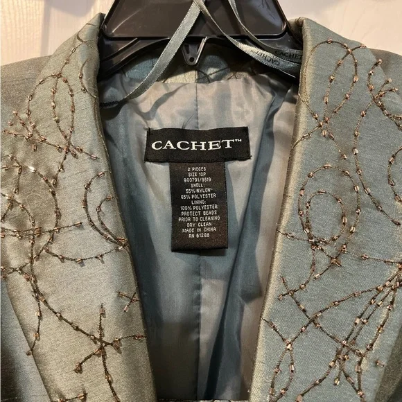 CACHET 2 pieces mother of the bride/groom dress SIZE 10P - Picture 8 of 17